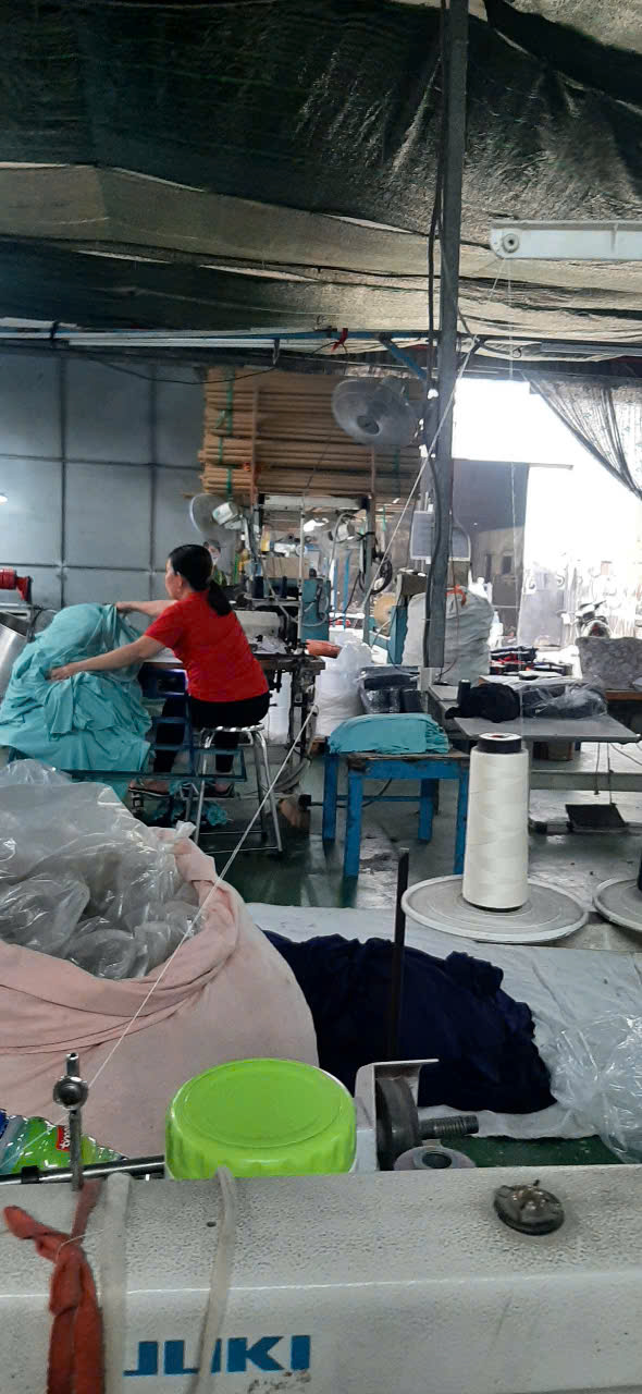 Hình ảnh kho và gia công cắt viền - Dệt Sài Gòn RITA - Công Ty TNHH Dệt Sài Gòn RITA